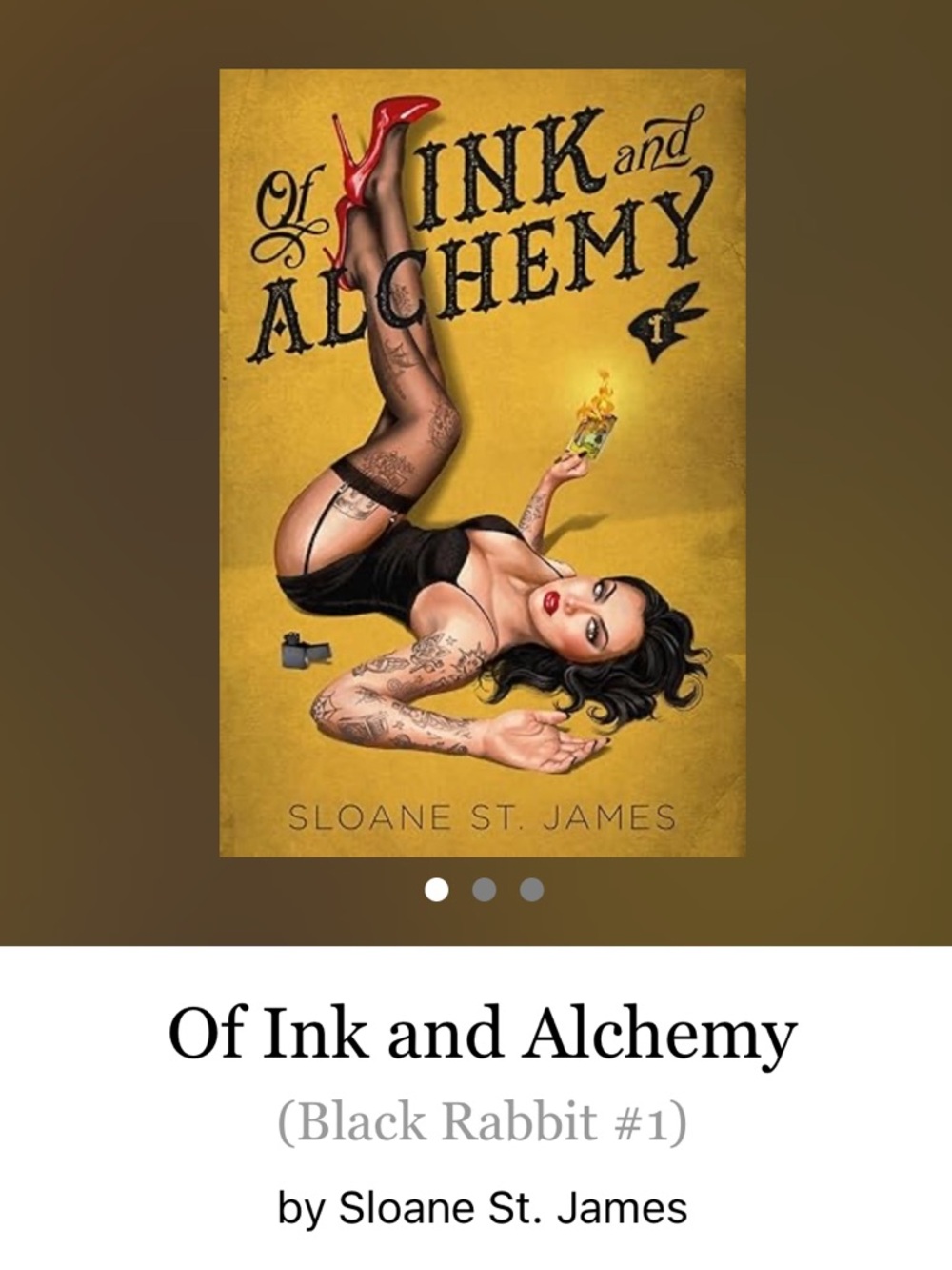Of Ink & Alchemy by Sloane St. James Dark Romance Paperback Book BookTok - Picture 12 of 16